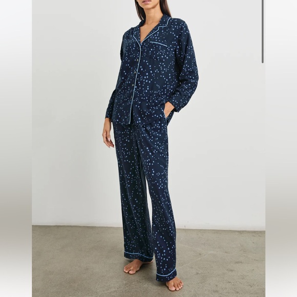 Rails Luna Pajama Set Stellar Star Print Soft Cozy Comfy Loungewear Size Medium - Picture 1 of 13